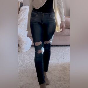 Articles of society women’s ripped skinny jeans